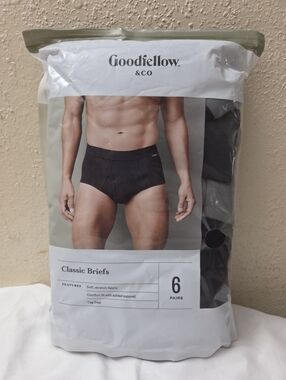 Goodfellow & Co Men's Classic Briefs 6pk Size XL